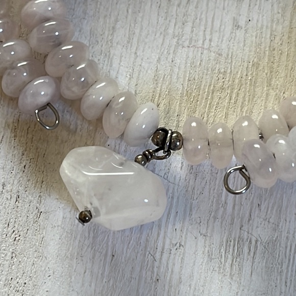 Wire wrap Rose quartz bracelet - Picture 2 of 6